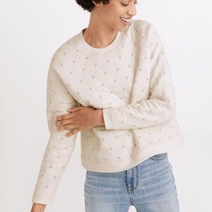 Madewell Quilted Swing Sweatshirt